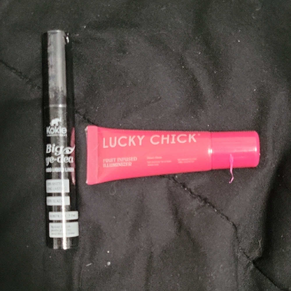 Kokie Big Eye-dea Jumbo Liqud Liner And Lucky Chick Fruit Infuzed Illuminator